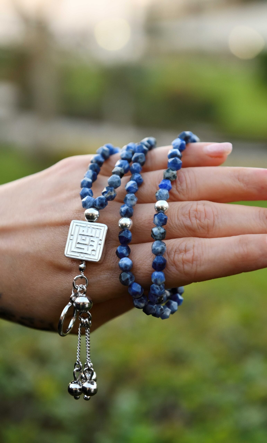 Sodalite rosary necklace/bracelet