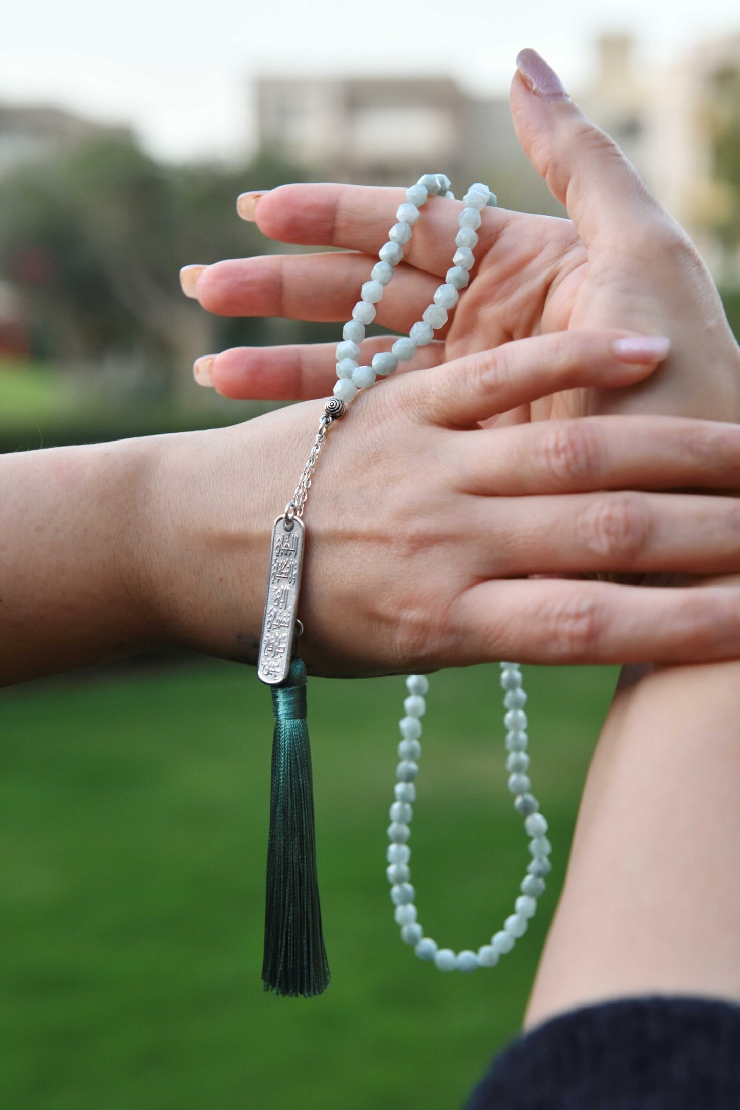 Aventurine rosary necklace - My Store