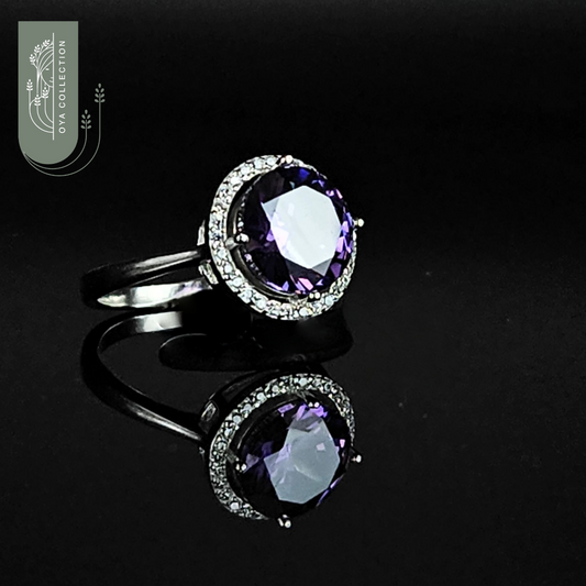 Amethyst Stone, Silver 925 Ring