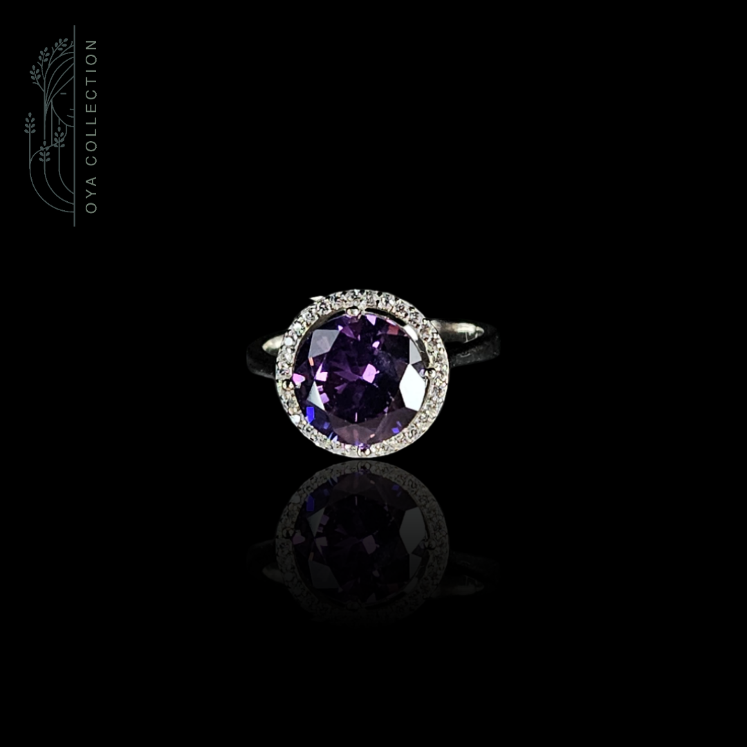 Amethyst Stone, Silver 925 Ring