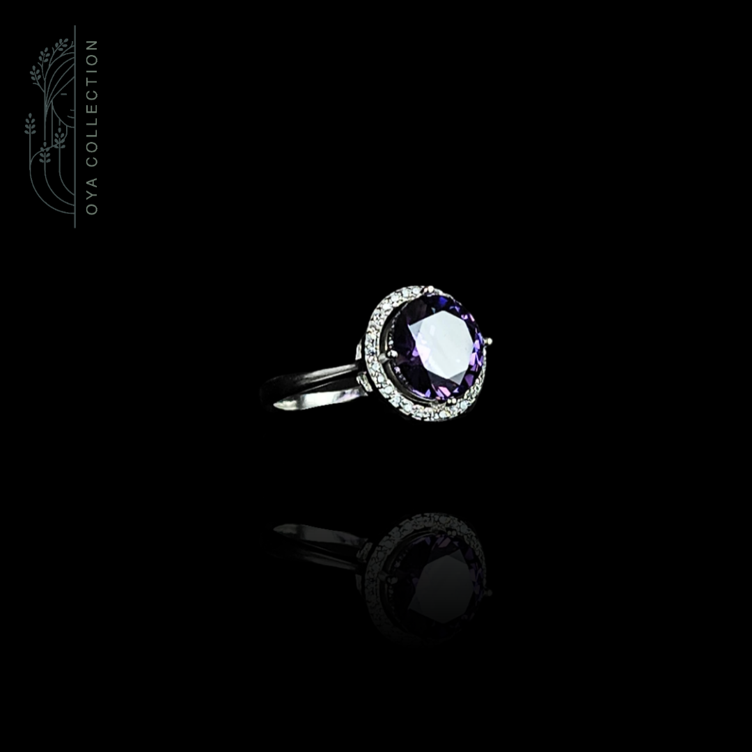 Amethyst Stone, Silver 925 Ring